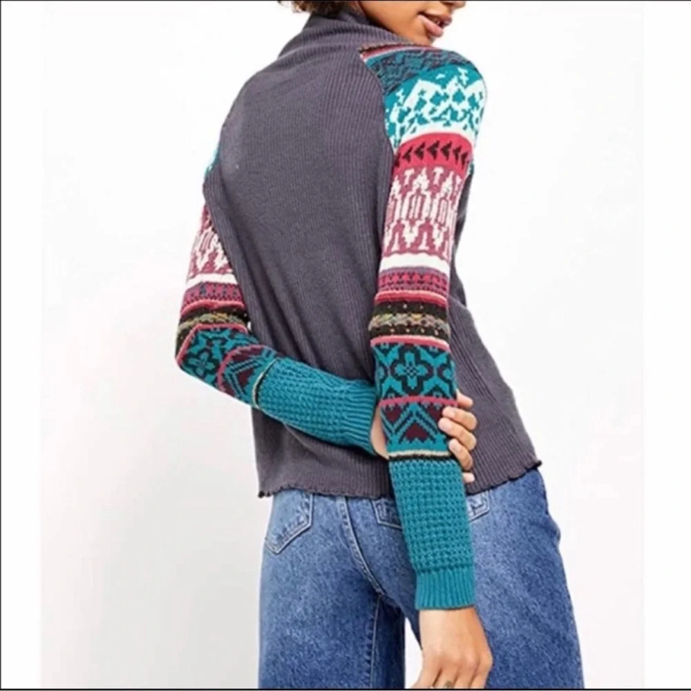 NWT Free People Prism sweater Size XS